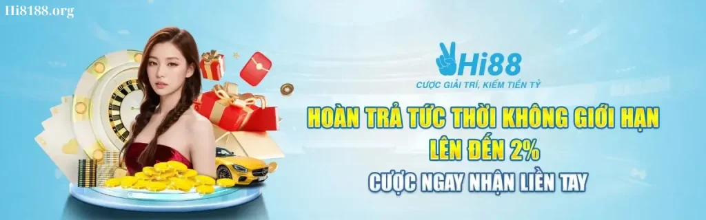 Hi8188 hoàn trả 2%